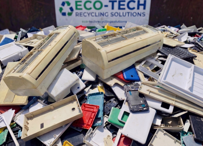 Electronic waste plastics